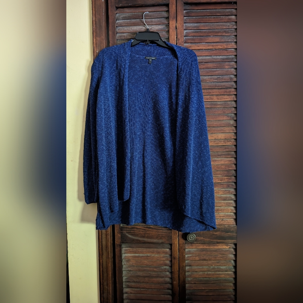 Blue Eileen Fisher Cardigan
